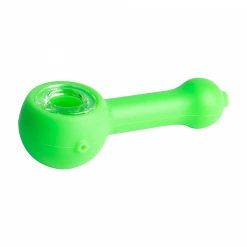 NoGoo Silicone Spoon Handpipe With Glass Bowl