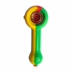 NoGoo Silicone Spoon Handpipe With Glass Bowl