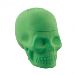 Colored Non-Stick Silicone Skull Jar By NoGoo Storage & Stash Cases