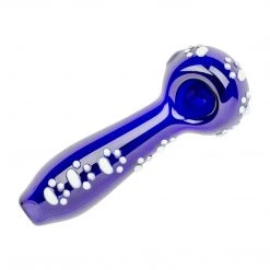 Red Eye Glass Paw Print Spoon Pipe Pipes