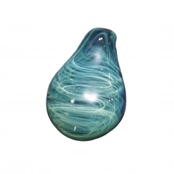 Blue Tear Drop Pendy By Rob Biglin