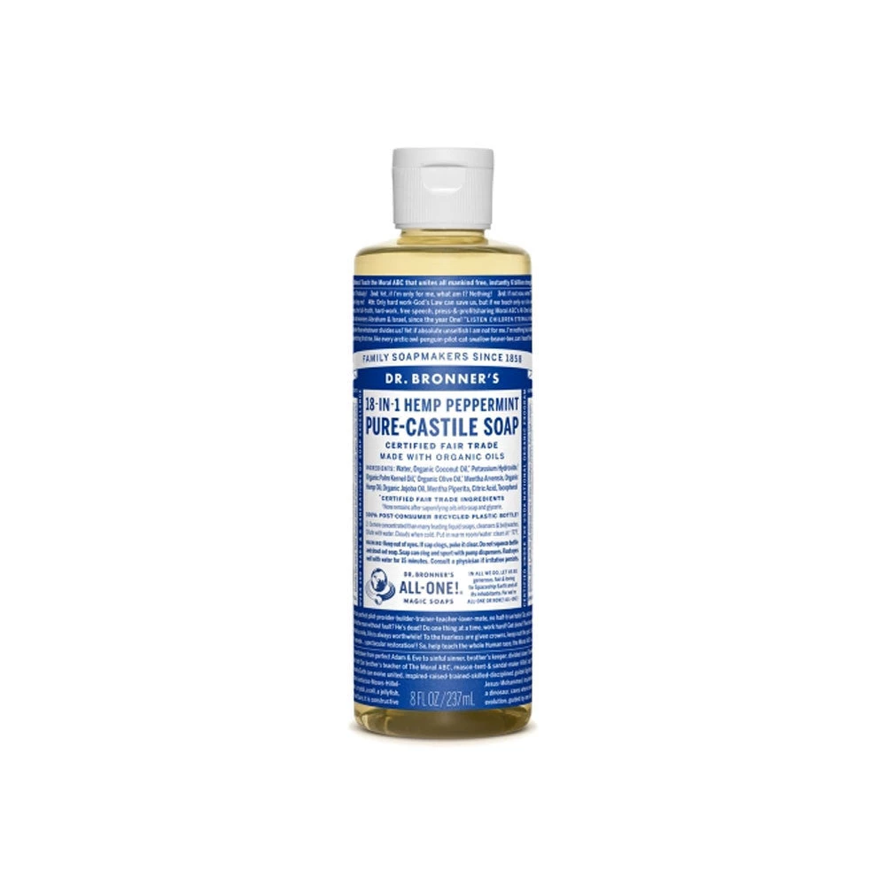Peppermint Dr. Bronner's 18-in-One Liquid Soap Health & Body 1 Peppermint Dr. Bronner's 18-in-One Liquid Soap Health & Body