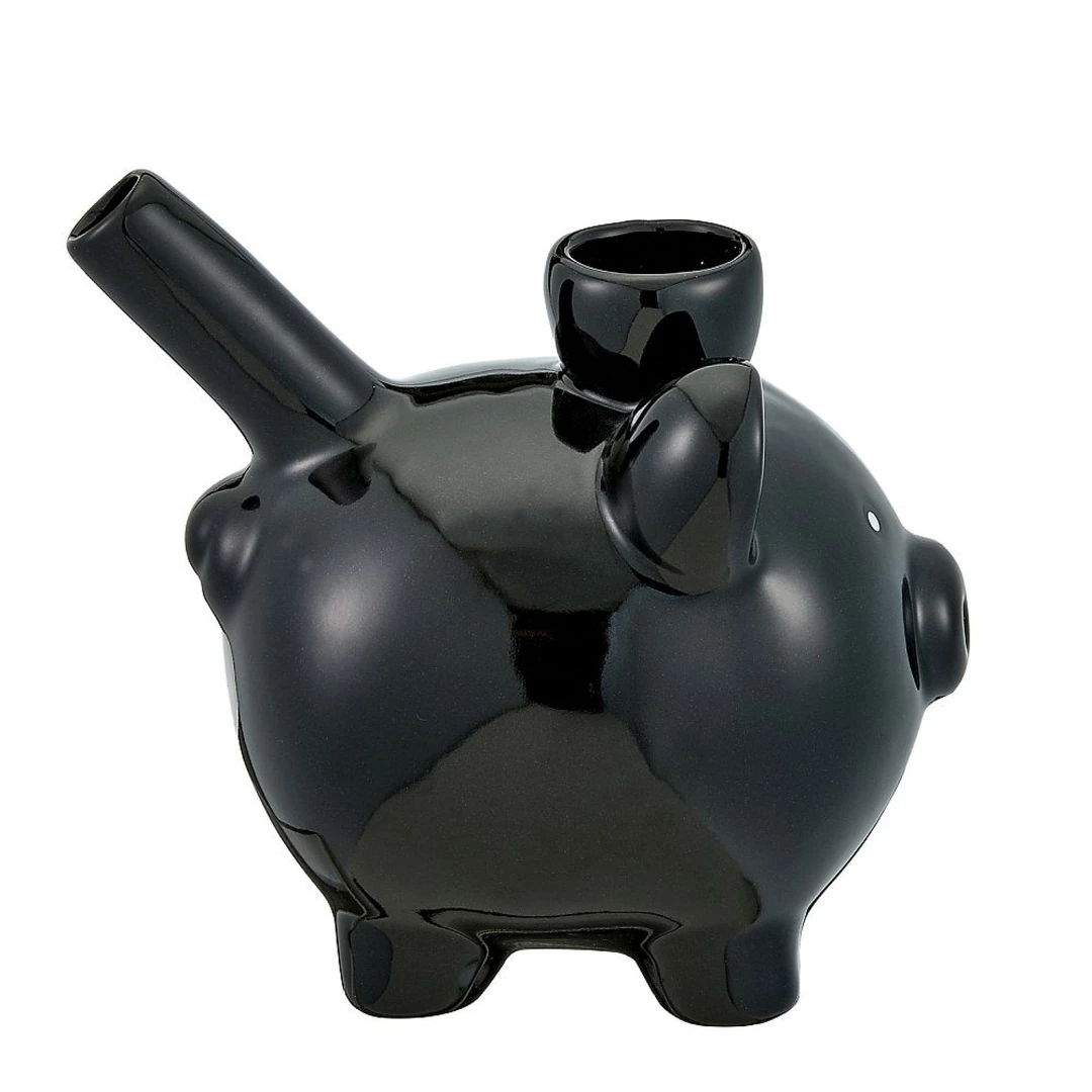 Cannabis Culture Headquarters Pipes Piggy Ceramic Pipe 2 Cannabis Culture Headquarters Pipes Piggy Ceramic Pipe