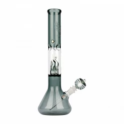 Red Eye Glass Octopus Glass-On-Glass 17" Tall Perc Beaker Bong Water Pipes 18 Red Eye Glass Octopus Glass-On-Glass 17