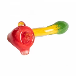 Tri-Color Sherlock Fritter Pipe By Red Eye Glass Pipes