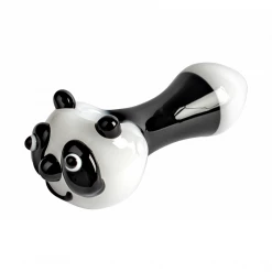 Red Eye Glass Panda Bear Hand Pipe