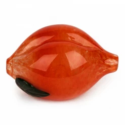 Red Eye Glass Pipes Peach Hand Pipe