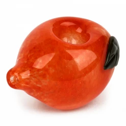 Red Eye Glass Pipes Peach Hand Pipe