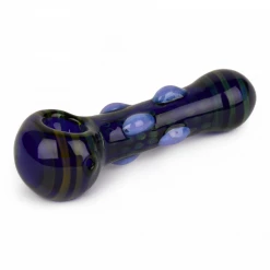 Red Eye Glass Pipes Colored Dots & Stripes Pipe