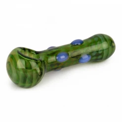 Red Eye Glass Pipes Colored Dots & Stripes Pipe