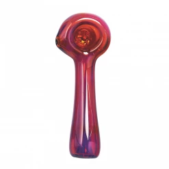 Pipes Red Eye Glass Solid Color Spoon Pipe With Built In Ash Catcher & Screen 17 Pipes Red Eye Glass Solid Color Spoon Pipe With Built In Ash Catcher & Screen