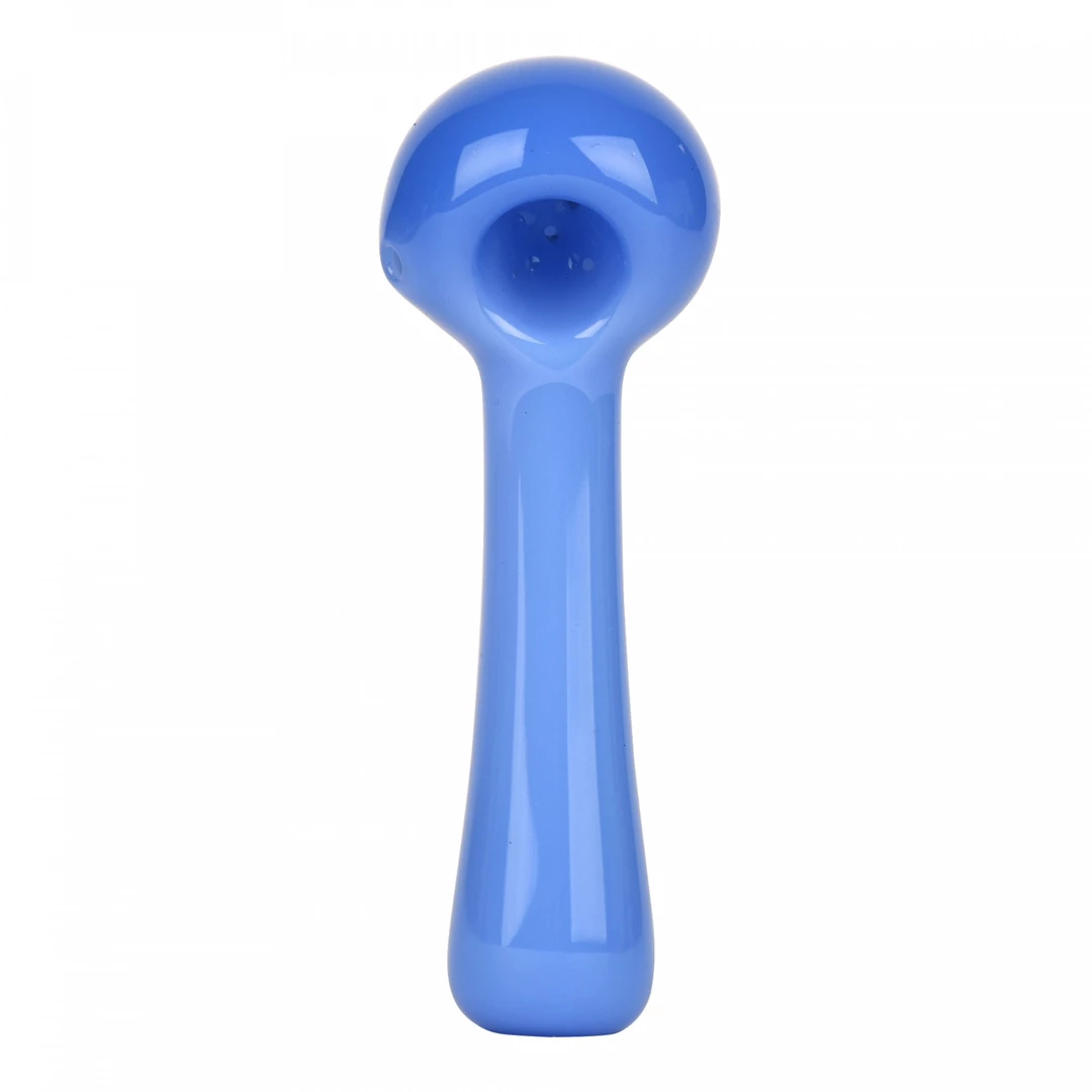 Pipes Red Eye Glass Solid Color Spoon Pipe With Built In Ash Catcher & Screen 11 Pipes Red Eye Glass Solid Color Spoon Pipe With Built In Ash Catcher & Screen