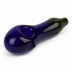Red Eye Glass Eggplant Hand Pipe