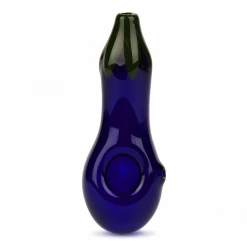 Red Eye Glass Eggplant Hand Pipe