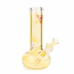 Red Eye Glass Colour Changing 9" Tall Bubble Tank Bong