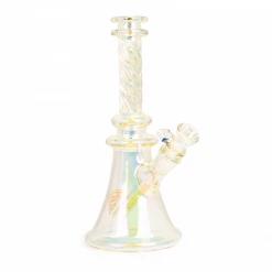 Red Eye Tek Specter Tube With Metallic Terminator Finish Water Pipes