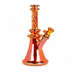 Red Eye Tek Specter Tube With Metallic Terminator Finish Water Pipes