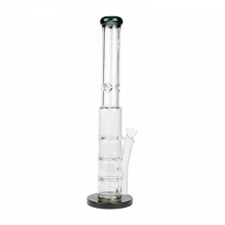 Water Pipes Red Eye Tek 20" Oil Can Base Bong With 3 Turbine Percs