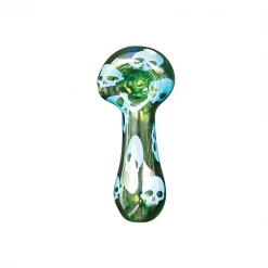 Pipes Hand Pipe With Skulls By Red Eye Glass