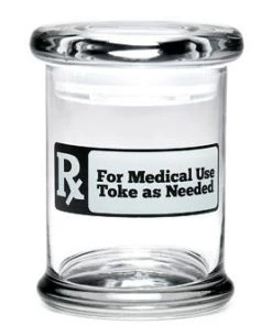 420 Science Medium Pop-Top 420 Jar - Available In A Variety Of Styles
