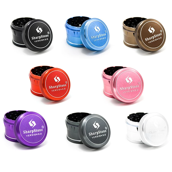 Medium Sharpstone 4-Piece Magnetic Grinder: Version 2 Grinders 1 Medium Sharpstone 4-Piece Magnetic Grinder: Version 2 Grinders