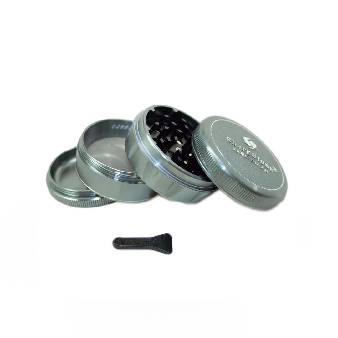 Medium Sharpstone 4-Piece Magnetic Grinder: Version 2 Grinders 12 Medium Sharpstone 4-Piece Magnetic Grinder: Version 2 Grinders