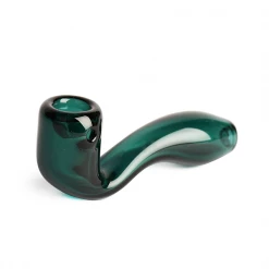 Red Eye Glass Sherlock Hand Pipe With Ash Catcher And Mouthpiece Pipes