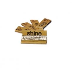Shine 24K Gold Papers - 1 1/4 Size 2-Sheeter Rolling Papers