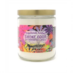 Smoke Odor Exterminator Candle - Patchouli Amber
