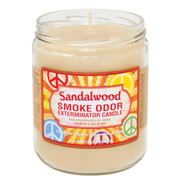 Smoke Odor Exterminator Candle - Sandalwood Smoking Accessories 2 Smoke Odor Exterminator Candle - Sandalwood Smoking Accessories
