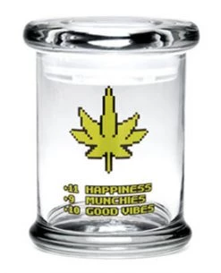 420 Science Medium Pop-Top 420 Jar - Available In A Variety Of Styles