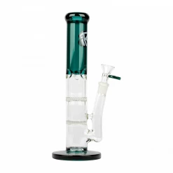 IRie Turks Straight Tube Bong With Double Percs