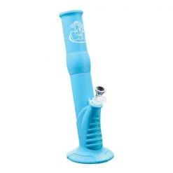 Water Pipes Lit Silicone Bent Neck 13.5