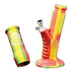 Water Pipes Lit Silicone Bent Neck 13.5" Bong