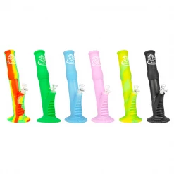 Water Pipes Lit Silicone Bent Neck 13.5" Bong