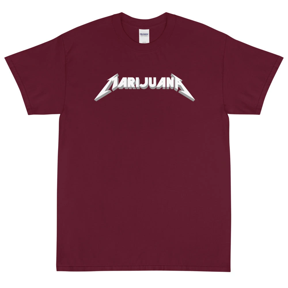 WEEDY CLOTHING Marijuana Heavy Metal T-Shirt 3 WEEDY CLOTHING Marijuana Heavy Metal T-Shirt