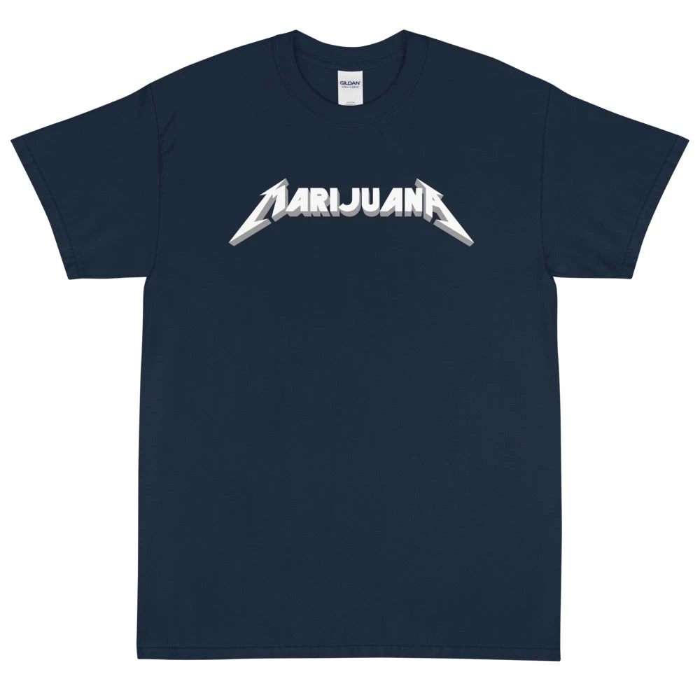 WEEDY CLOTHING Marijuana Heavy Metal T-Shirt 1 WEEDY CLOTHING Marijuana Heavy Metal T-Shirt