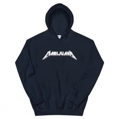WEEDY CLOTHING Marijuana Heavy Metal Hoodie