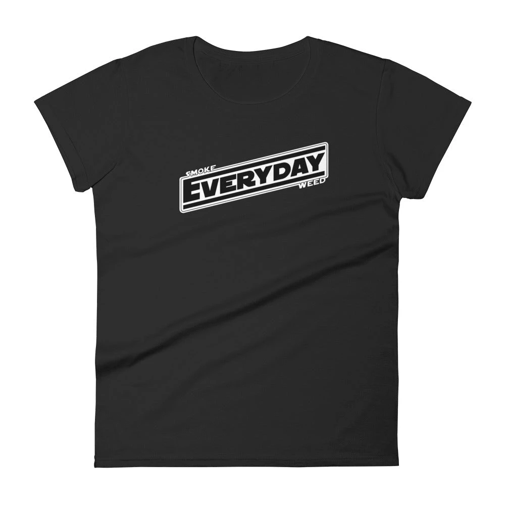 WEEDY CLOTHING Smoke Weed Everyday T-Shirt - Woman's 1 WEEDY CLOTHING Smoke Weed Everyday T-Shirt - Woman's