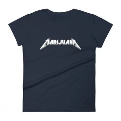 WEEDY CLOTHING Marijuana Heavy Metal T-Shirt - Women's