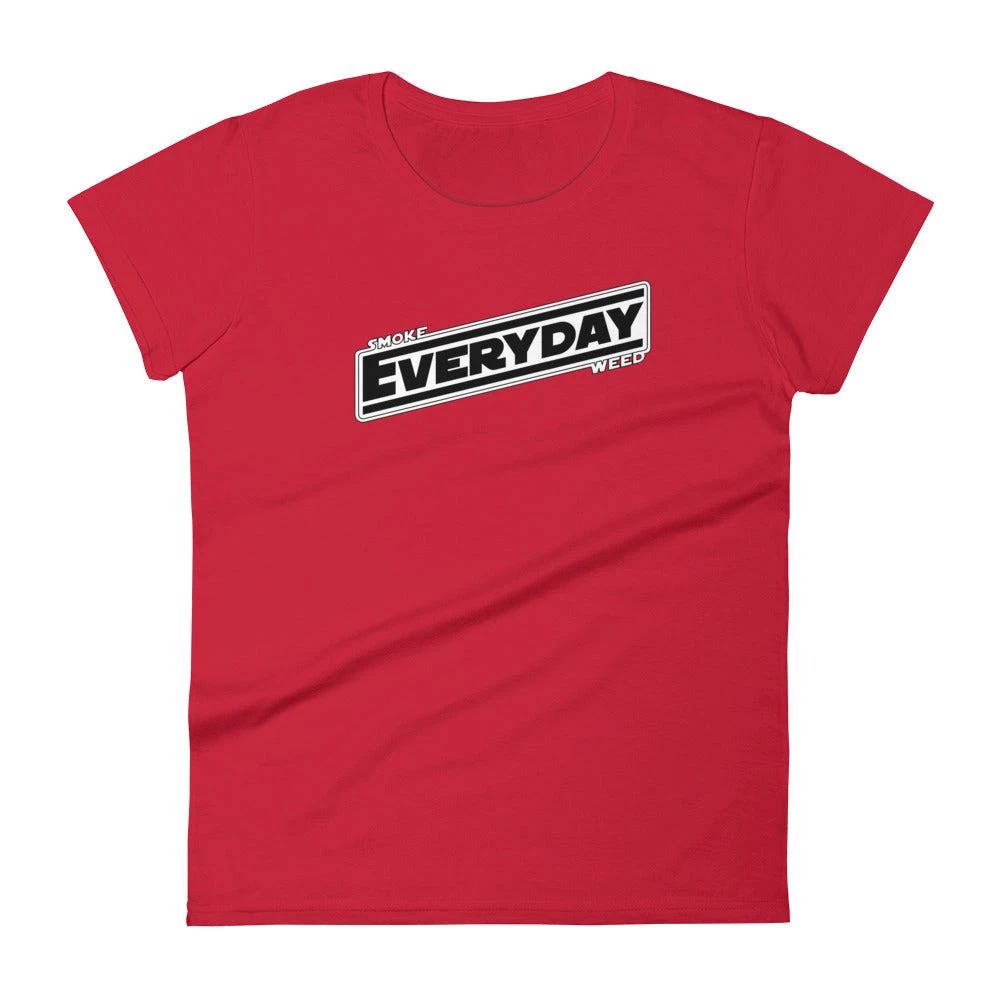 WEEDY CLOTHING Smoke Weed Everyday T-Shirt - Woman's 4 WEEDY CLOTHING Smoke Weed Everyday T-Shirt - Woman's